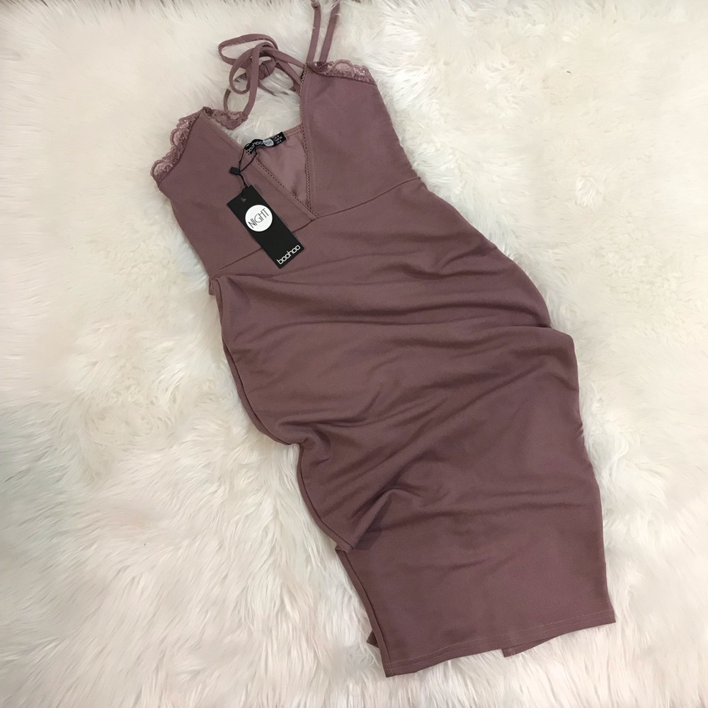 Boohoo- Midi Blush Dress